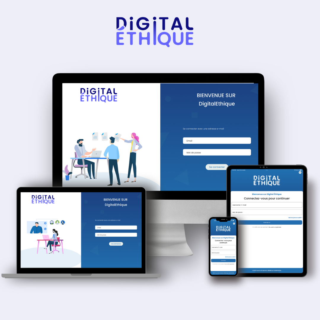 Interface login digitalethique